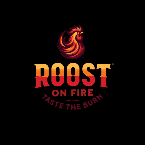 Roost on Fire | Taste the Burn | Miliarts Branding