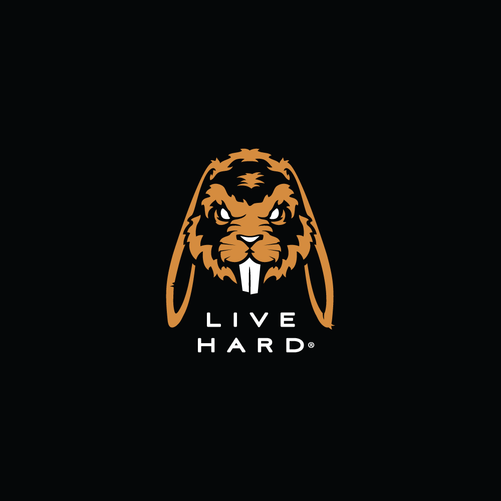 Miliarts Branding | Live Hard Rabbit Logo